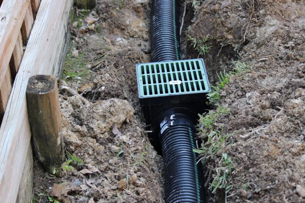 Curtain Drain Construction in Wylie