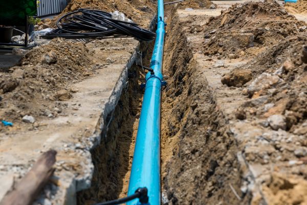 Underground Drain Installation in Wylie